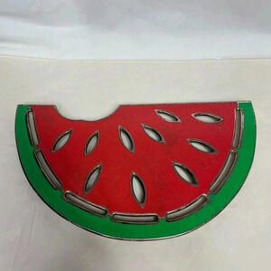 Wm Rogers LTD Silversmith Vintage watermelon slice trivet